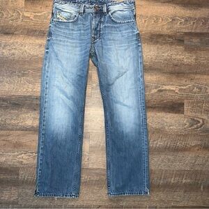 Diesel Larkee Regular- Straight Blue Men’s Jeans Wash 0817C Size W32 30L